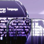 Abstract representation of large language models and AI technology.